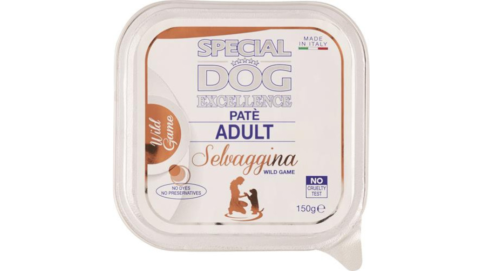 SPECIAL DOG EXCELLENCE PATE' ADULT SELVAGGINA