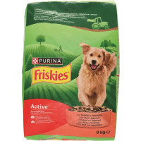 FRISKIES ACTIVE CROCCHETTE PER CANI CON MANZO