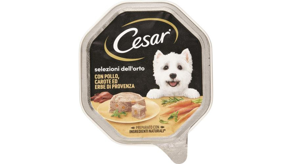 CESAR FLEXI POLLO E CAROTE IN VASCHETTA DA 60GR