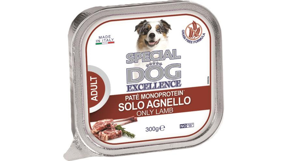 PATE' MONOPROTEIN SPECIAL DOG EXCELLANCE AGNELLO