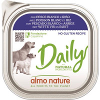 CIBO PER CANI CON PESCE BIANCO E RISO