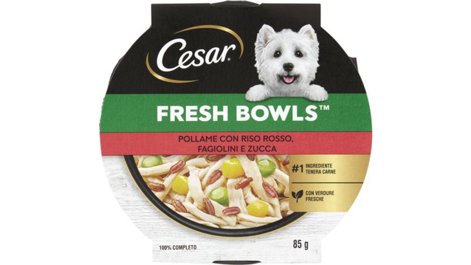 FRESH BOWLS POLLAME E RISO ROSSO FAGIOLINI E ZUCCA
