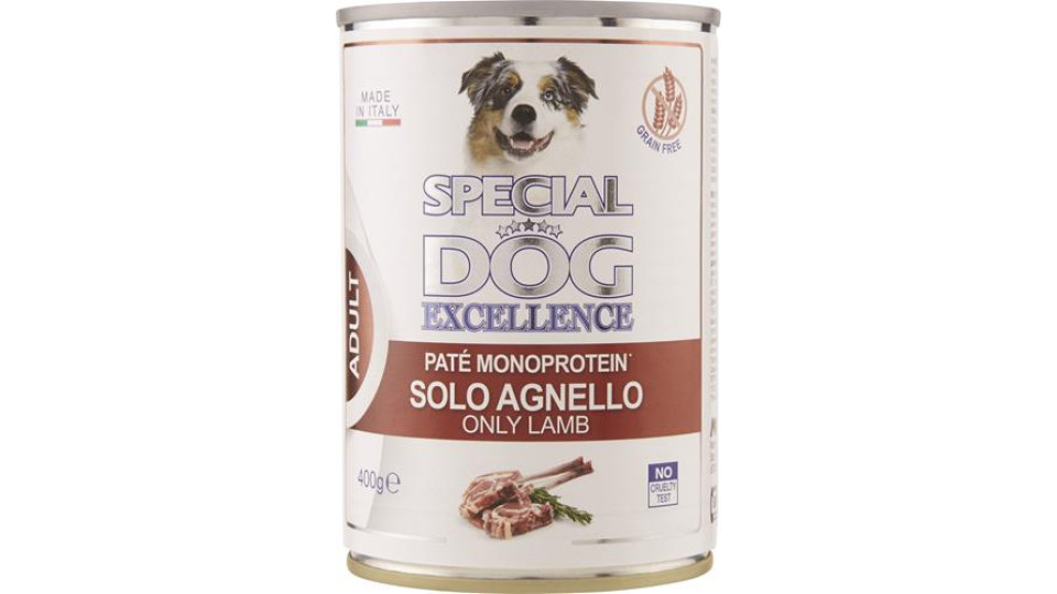 SPECIAL DOG EXCELLENCE MONOPROTEICO AGNELLO 100%