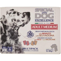 SPECIAL DOG EXCELLENCE BUSTE MULTIPACK ADULT MANZO E SALMONE GR100X12