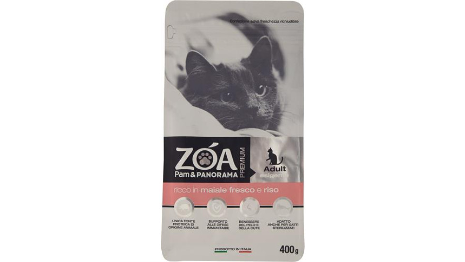 PREMIUIM GATTO SENSITIVE RICCO IN MAIALE FRESCO E RISO