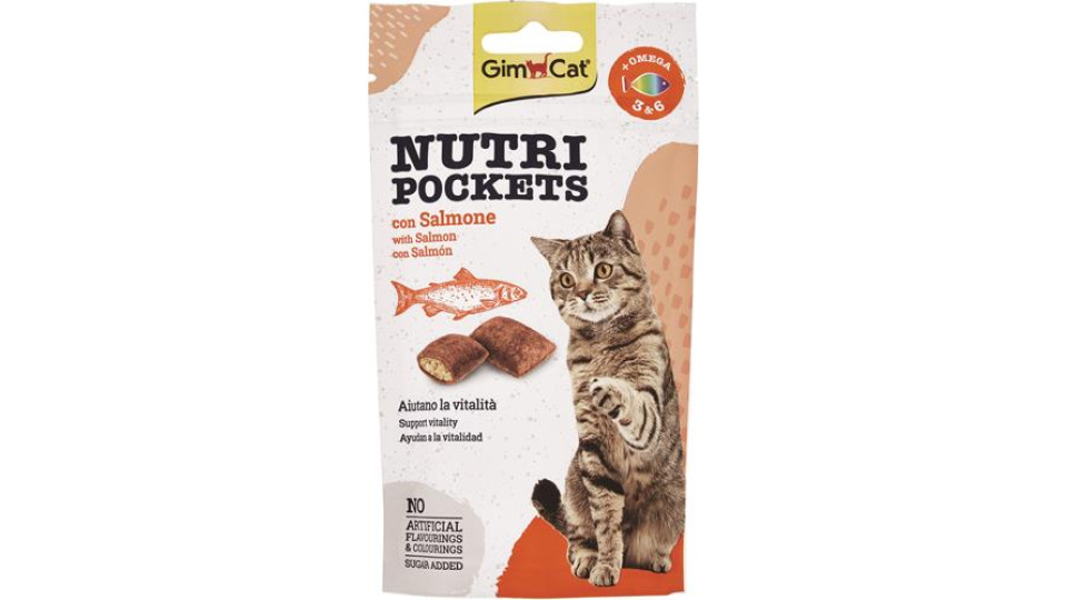 GIMCAT NUTRIPOCKET SALMONE