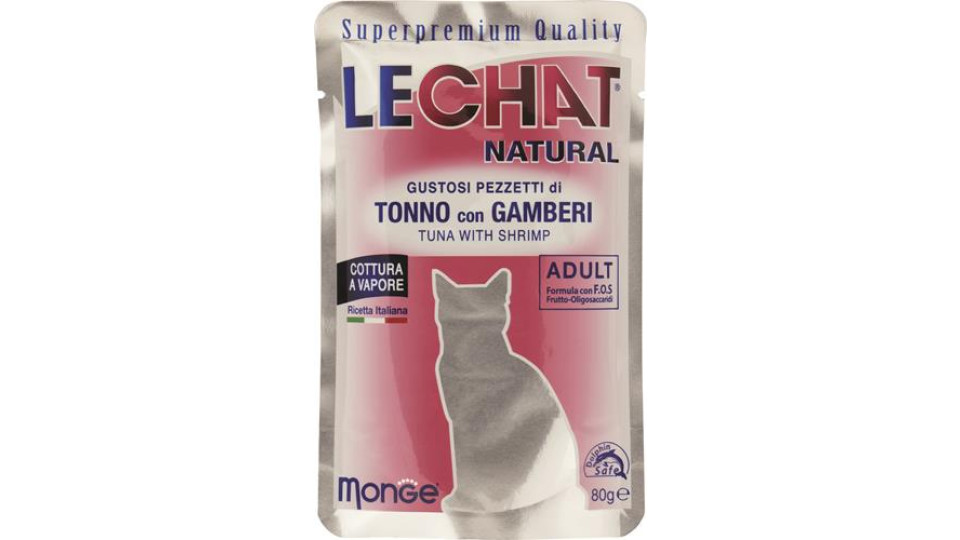 ALIMENTO UMIDO GATTO TONNO CON GAMBERI