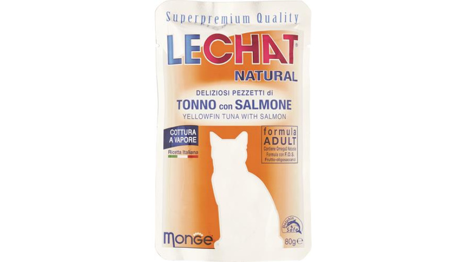 ALIMENTO UMIDO GATTO TONNO CON SALMONE