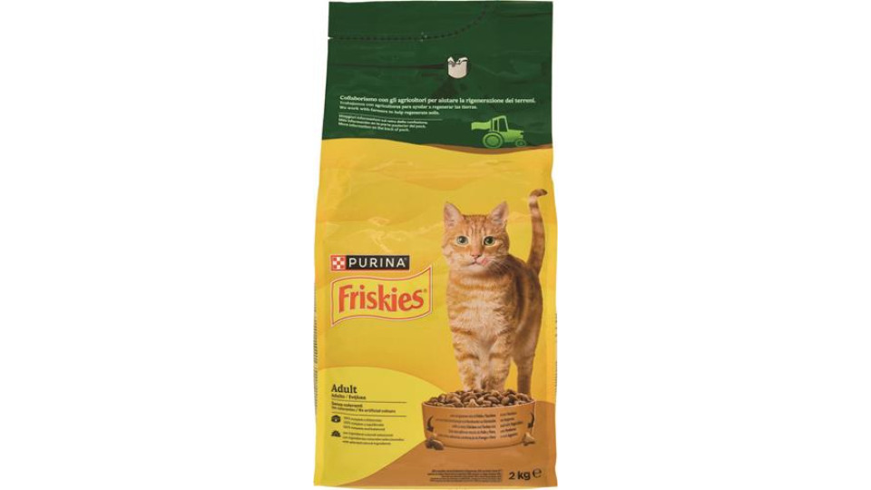 FRISKIES ADULT CIBO PER GATTI CON POLLO E TACCHINO E CON VERDURE