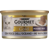 GOURMET GOLD MOUSSE CIBO UMIDO PER GATTI CON PESCE DELL'OCEANO