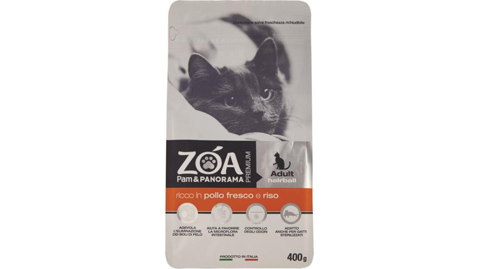 PREMIUM GATTO ADULT ANTIHAIRBALL POLLO FRESCO E RISO