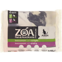 BOCCONCINI PER GATTI STERILIZZATI CONIGLIO - ANATRA 4 X 100 G
