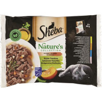 ALIMENTO UMIDO PER GATTO SHEBA SELEZIONE MISTA IN SALSA 4X85GR