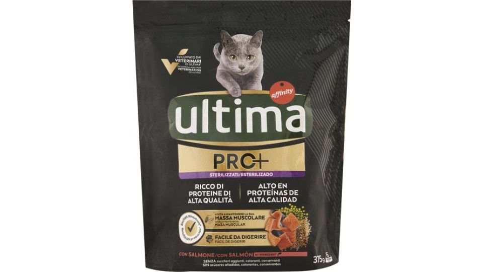 ULTIMA CAT PRO+ STERILIZED SALMONE