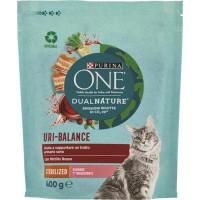 ONE DUAL NATURE CIBO PER GATTI STERILIZZATI CON SALMONE E MIRTILLO ROSSO