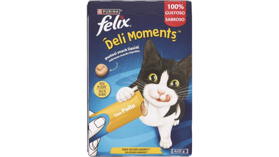 SNACK LIQUIDI DELI MOMENTS CON POLLO G10X4