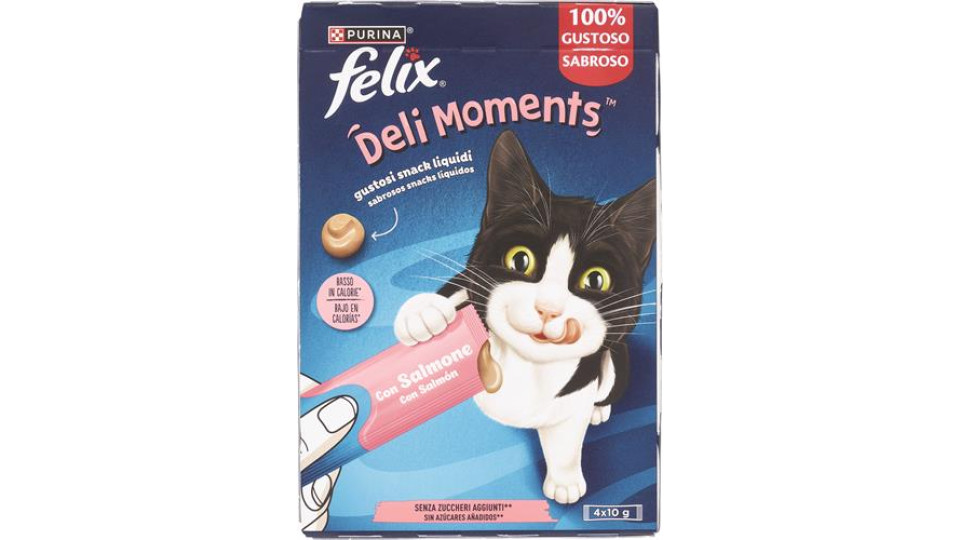 SNACK LIQUIDI DELI MOMENTS CON SALMONE G10X4