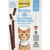 GIMCAT STICK CON SALMONE E MERLUZZO
