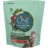 CROCCANTINI GATTO STERILIZZATI DUAL NATURE MANZO E SPIRULINA NATURALE