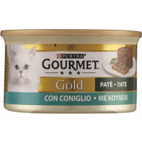 GOURMET GOLD PATÈ CIBO UMIDO PER GATTI CON CONIGLIO