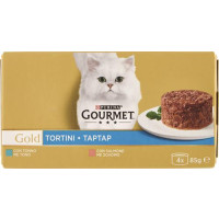 GOURMET GOLD TORTINO TONNO-SALMONE G85X4