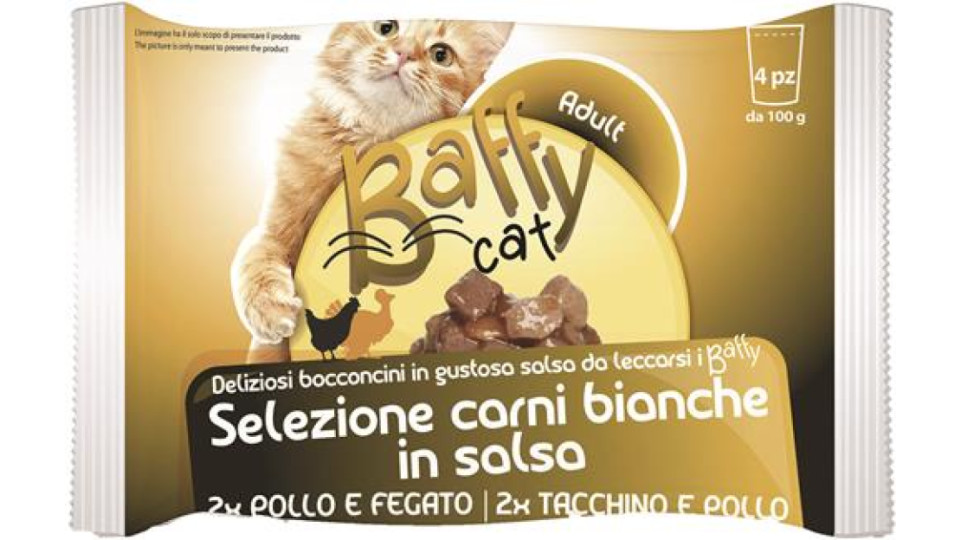 SELEZIONE CARNI BIANCHE IN SALSA: POLLAME-FEGATO-CONIGLIO GR100X4