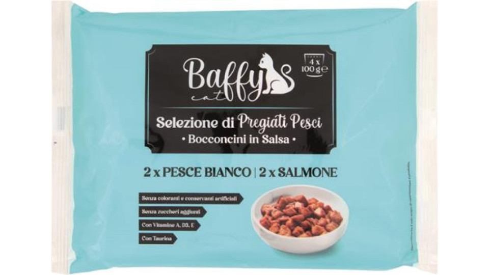 GRAN MENU PESCE (SALMONE-PESCE BIANCO) IN SALSA 4XG100