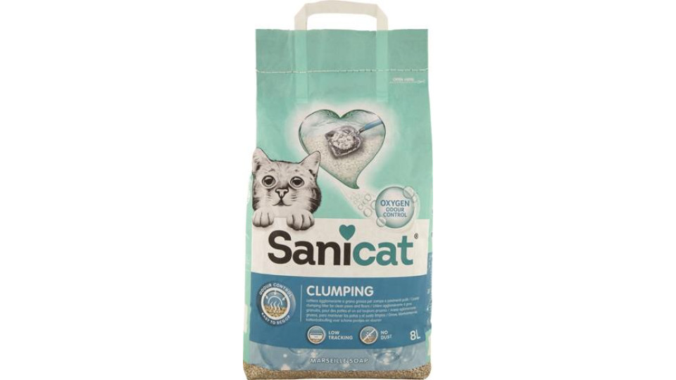 SANICAT CLUMPING MARSELLA 8 LITRI