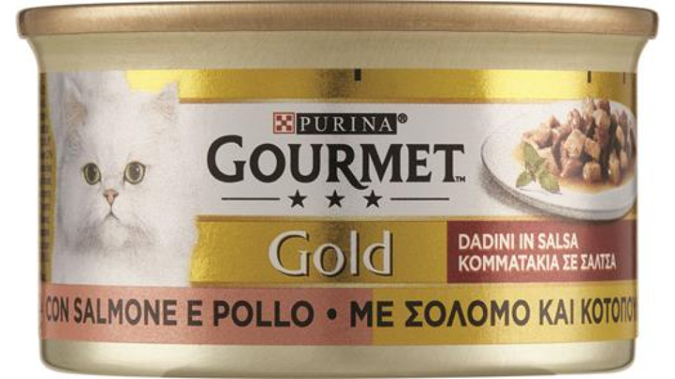 DADINI IN SALSA CIBO UMIDO PER GATTI CON SALMONE E POLLO