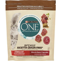 ALIM.SECCO GATTO ONE BIFENSIS STERILCAT GRAIN FREE MANZO