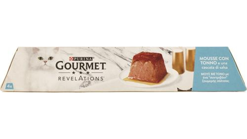 GOURMET REVELATIONS MOUSSE GATTO CON TONNO 4X57G