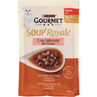 GATTO UMIDO ZUPPA ROYALE SALMONE 45GR