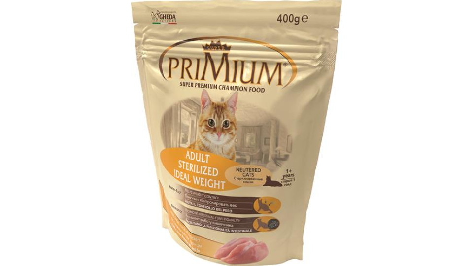 GATTO PRIMIUM ADULTO STERILIZED IDEAL WEIGHT
