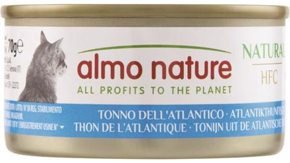 ALMO NATURE GATTO FILETTI .TONNO-NATURALE DELL'ATLANTICO
