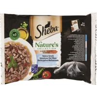 ALIMENTO UMIDO PER GATTO SHEBA SELEZIONE DEL MARE IN SALSA 4X85GR