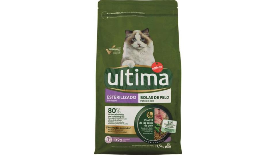ULTIMA CAT STERILIZZATO HAIRBALL KG 1,5