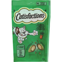 ALIMENTO SECCO PER GATTO CATISFACTIONS ERBA GATTA 60GR