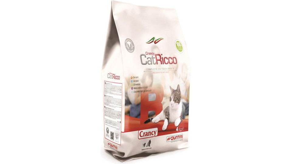 CROCCANTINI PER GATTI GUSTO RICCO 4KG