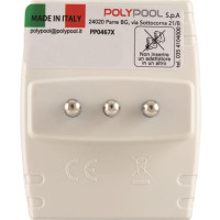 Adattatore pluristandard con spina 10A 2P+T 2 Prese 10A 2P+T Standard italiano e tedesco 16A con terra laterale IMQ colori vari