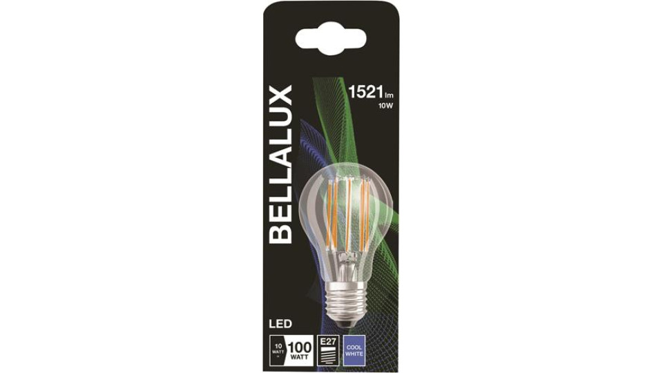 LAMPADINA LED A GOCCIA 10W=100W ATTACCO E27 COLORE BIANCO FREDDO