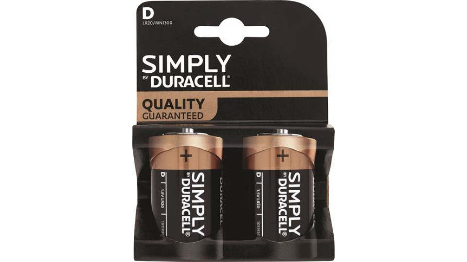 DURACELL 2 TORCIA SIMPLY D