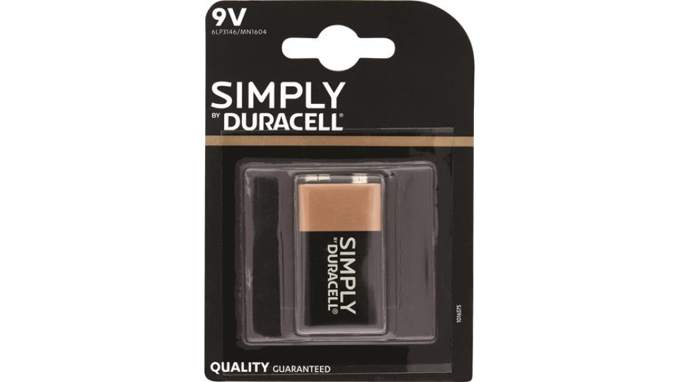 DURACELL 1 SIMPLY 9V