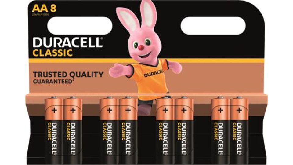 DURACELL CLASSIC X8 AA