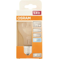 LAMPADINA LED A GOCCIA 7.5W=75W ATTACCO E27 COLORE BIANCO CALDO