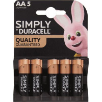 DURACELL SIMPLY AA X5