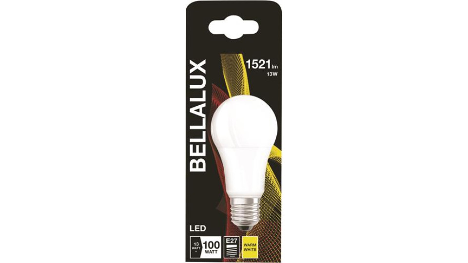 LAMPADA LED ATTACCO E27 BIANCO CALDO, BIANCA 13W=100W