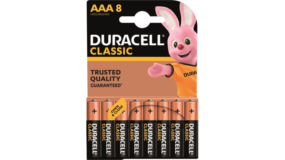DURACELL CLASSIC X8 AAA