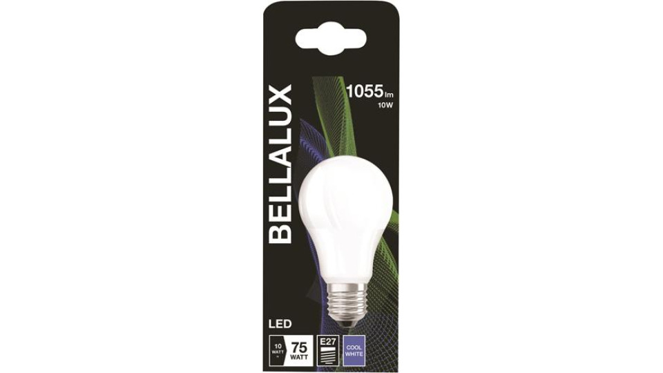 LAMPADINA LED A GOCCIA 10W=75W ATTACCO E27 COLORE BIANCO FREDDO