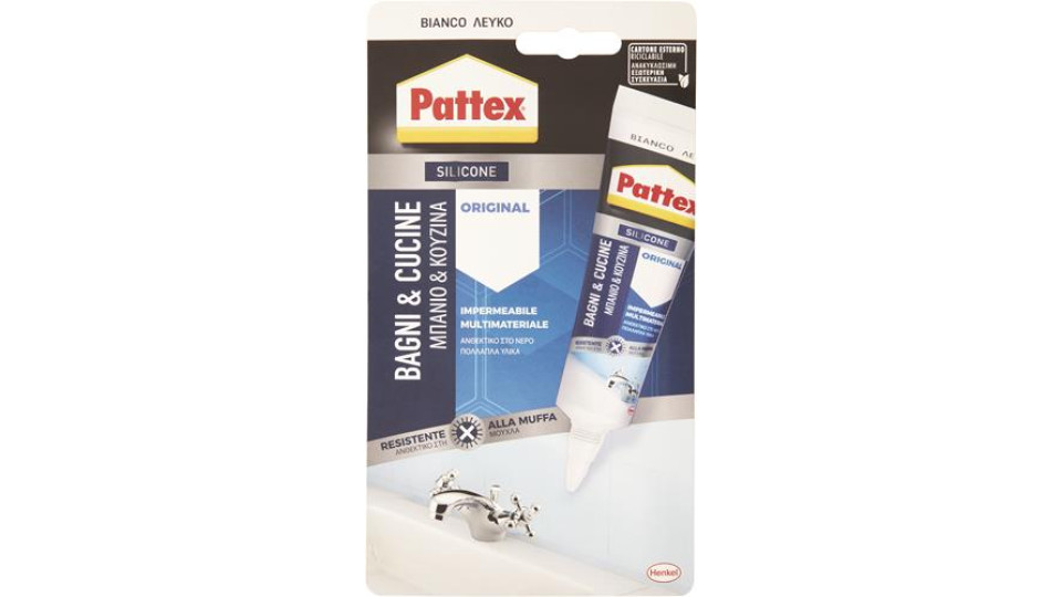 PATTEX BAGNI&CUCINE SILICONE 50ML