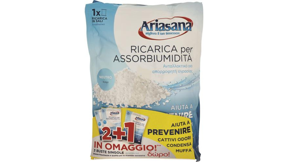 ARIASANA RICARICA INODORE 2+1 450G